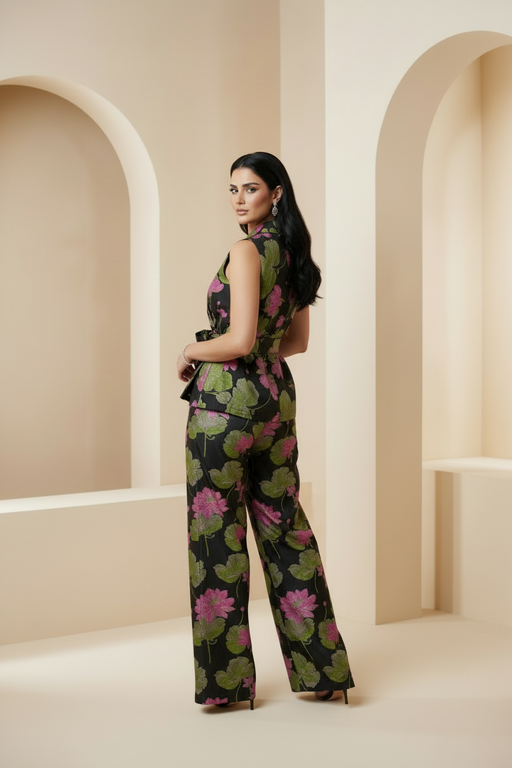 Premium Jacquard Two-Piece Set