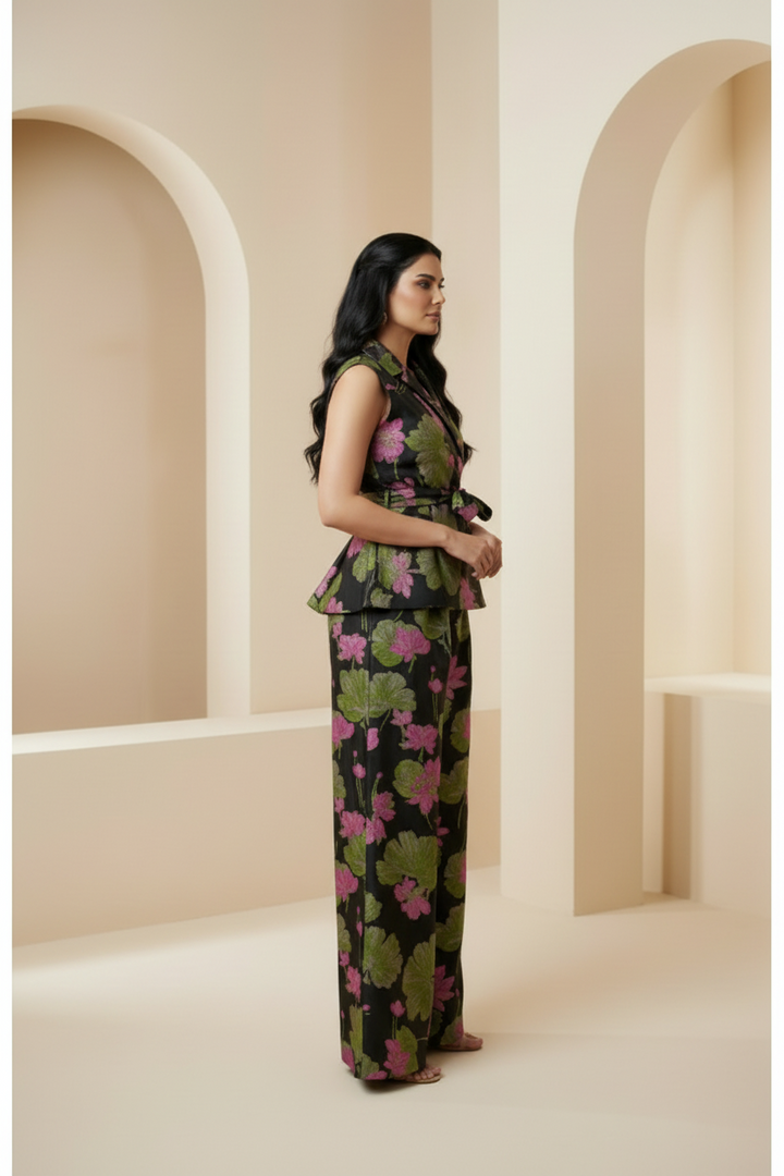 Premium Jacquard Two-Piece Set