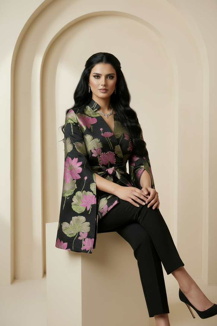 jacket jacquard - pants