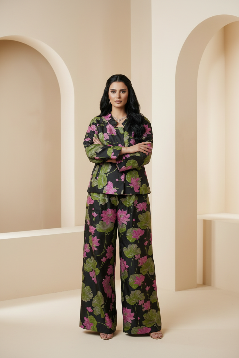 2 piece / full set jacquard