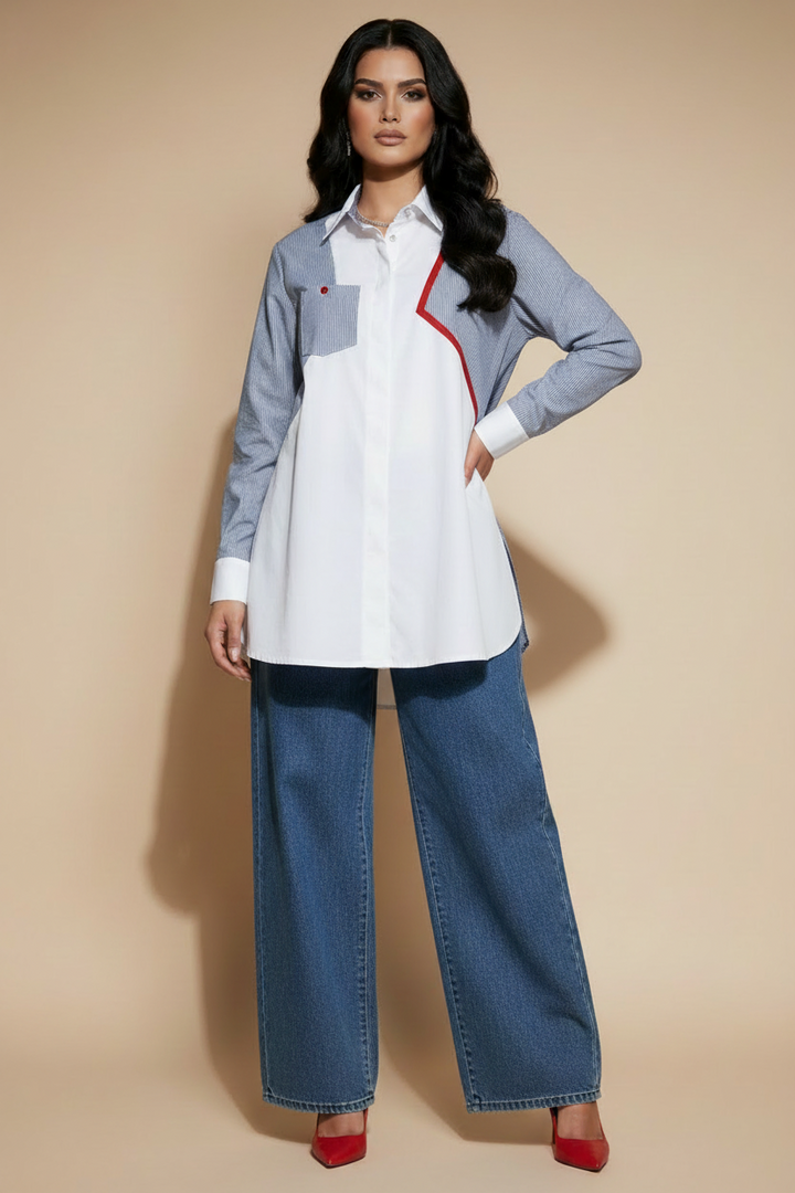 Elegant Poplin Shirt