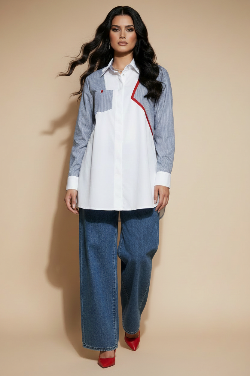 Elegant Poplin Shirt
