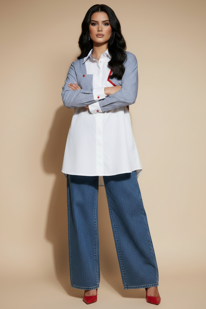 Elegant Poplin Shirt