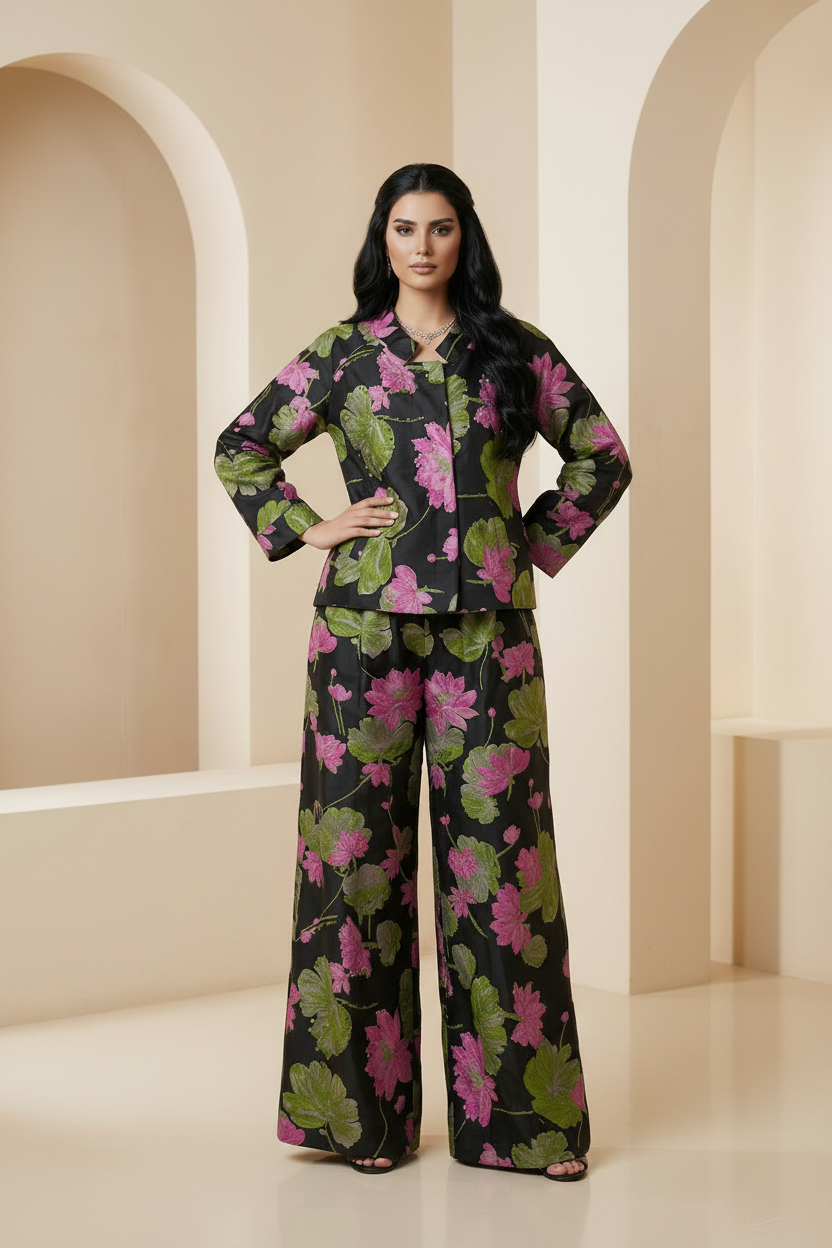 2 piece / full set jacquard