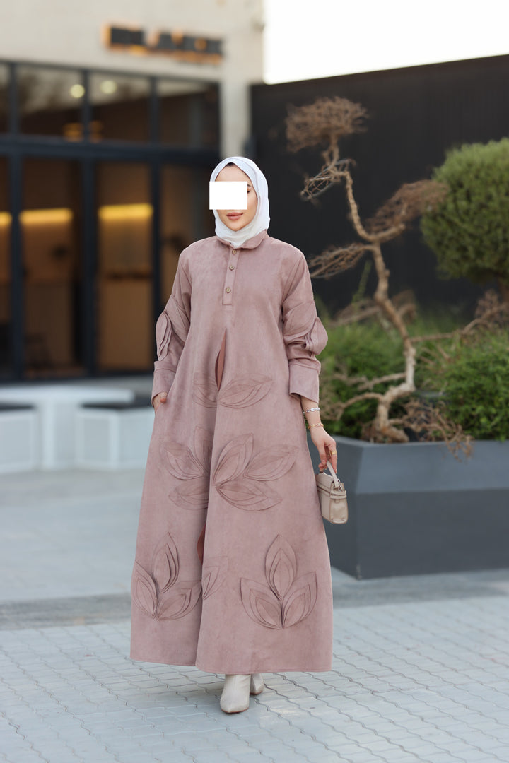 Rosewood Bloom Chamois Dress