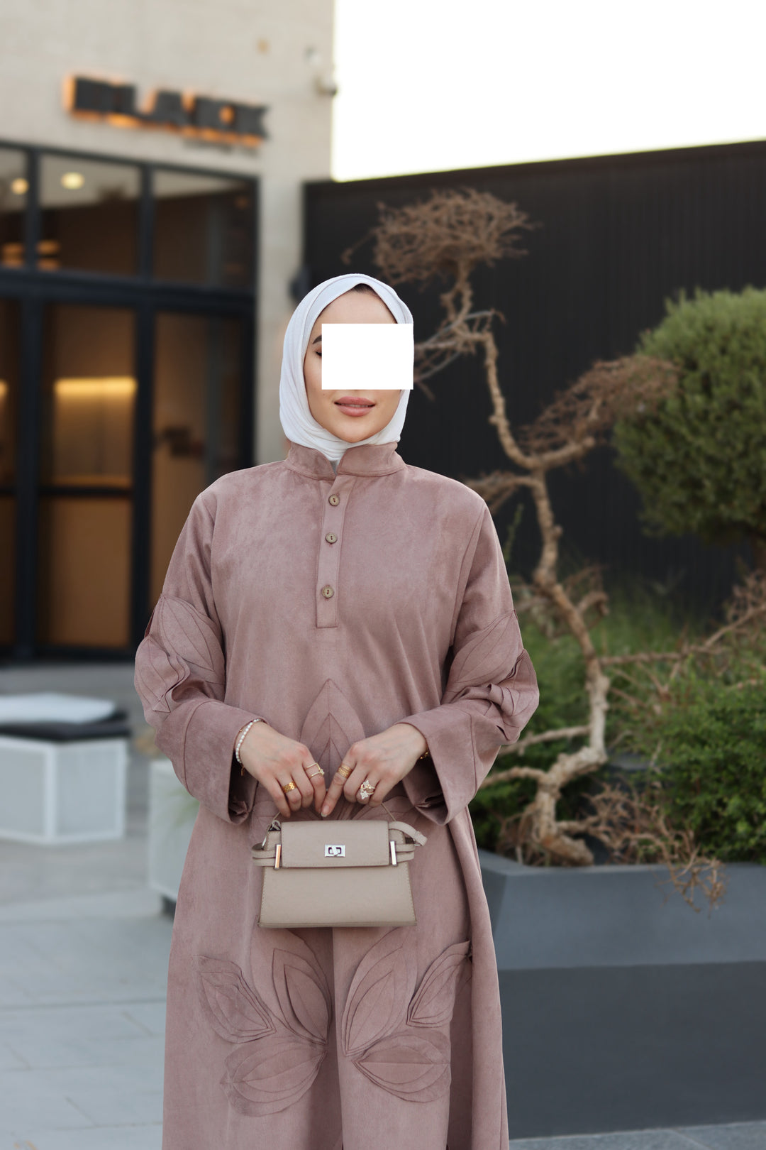 Rosewood Bloom Chamois Dress