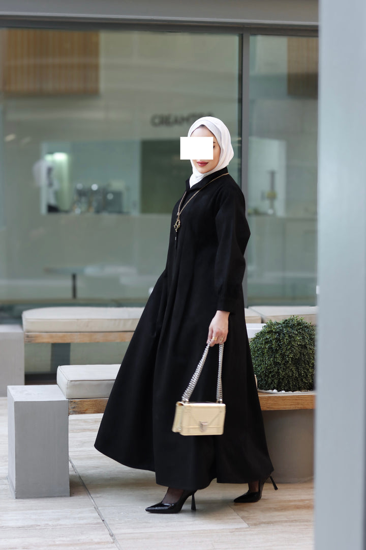 Noir Grace Chamois Dress