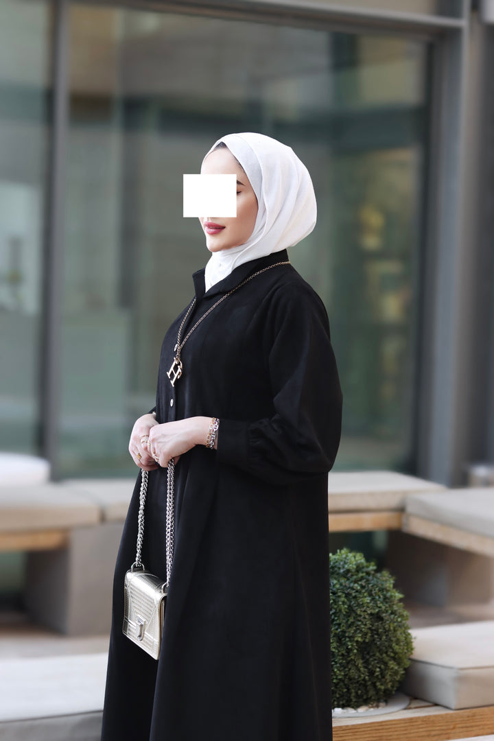 Noir Grace Chamois Dress