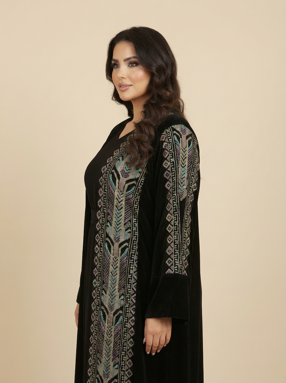 Daraa Velvet Set - Midnight