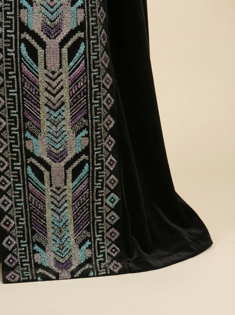 Daraa Velvet Set - Midnight