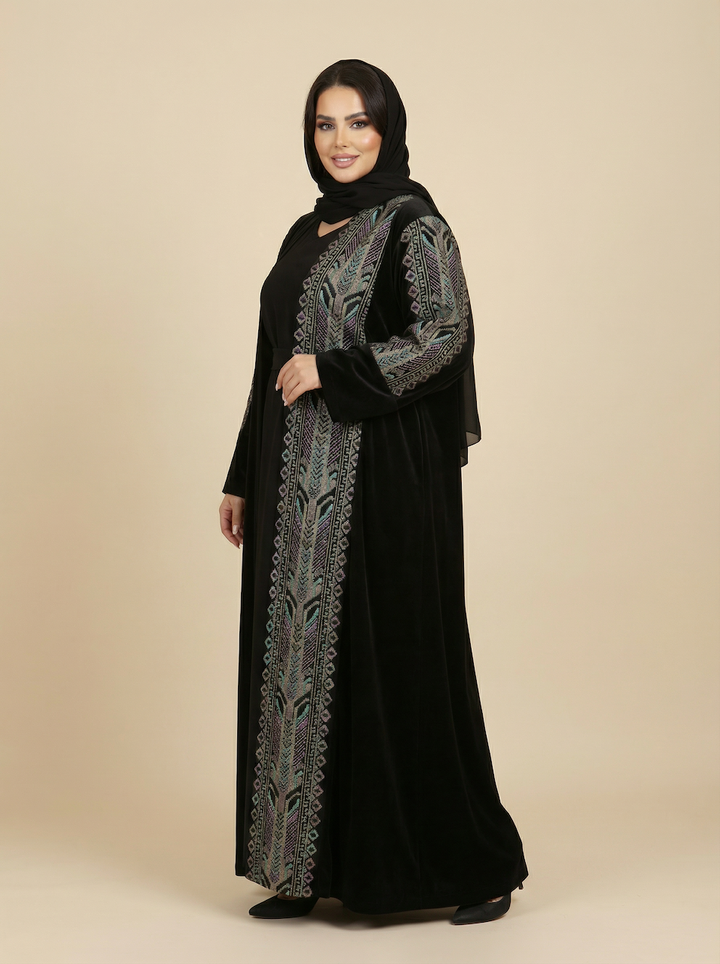 Daraa Velvet Set - Midnight