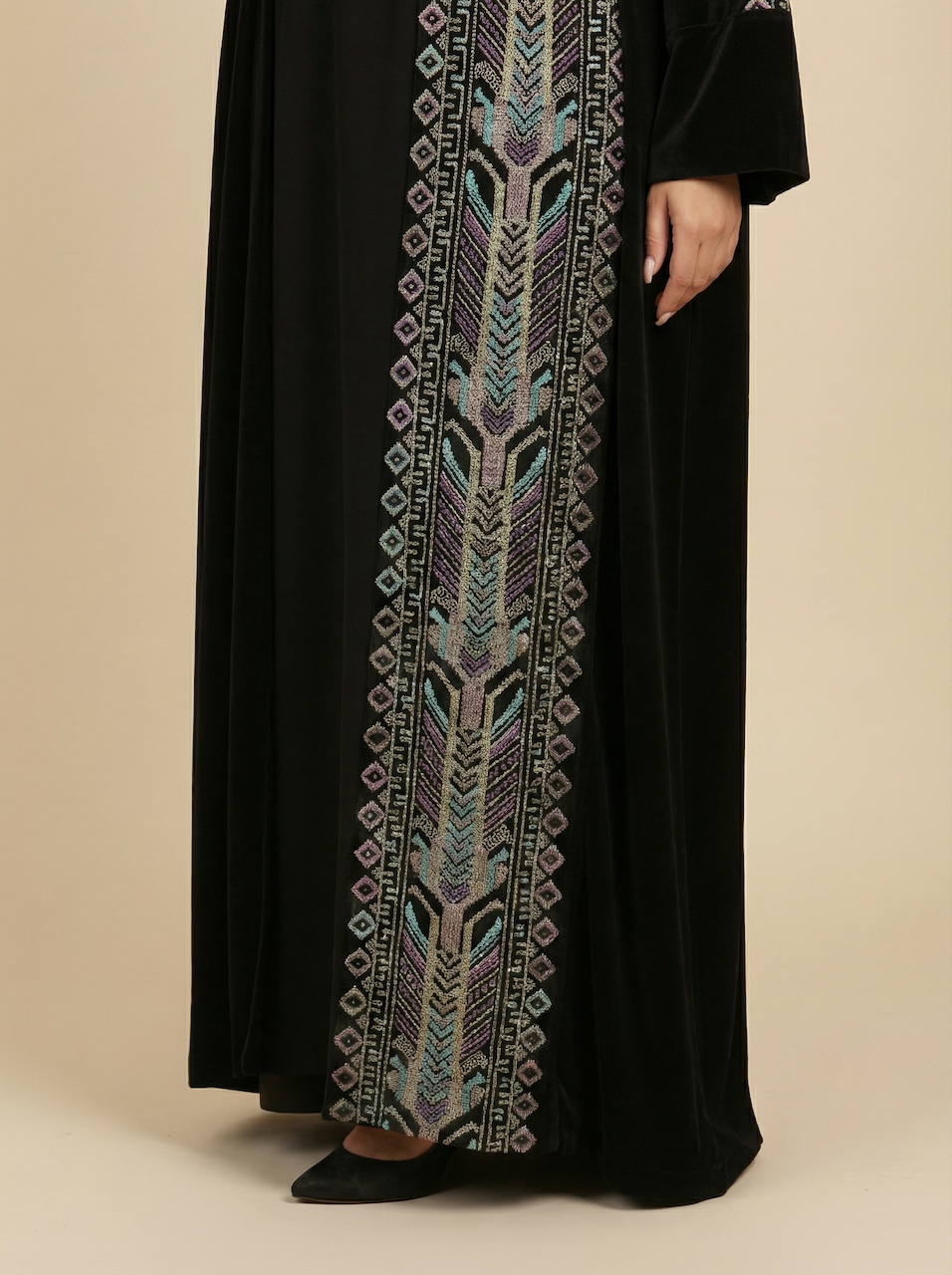 Daraa Velvet Set - Midnight