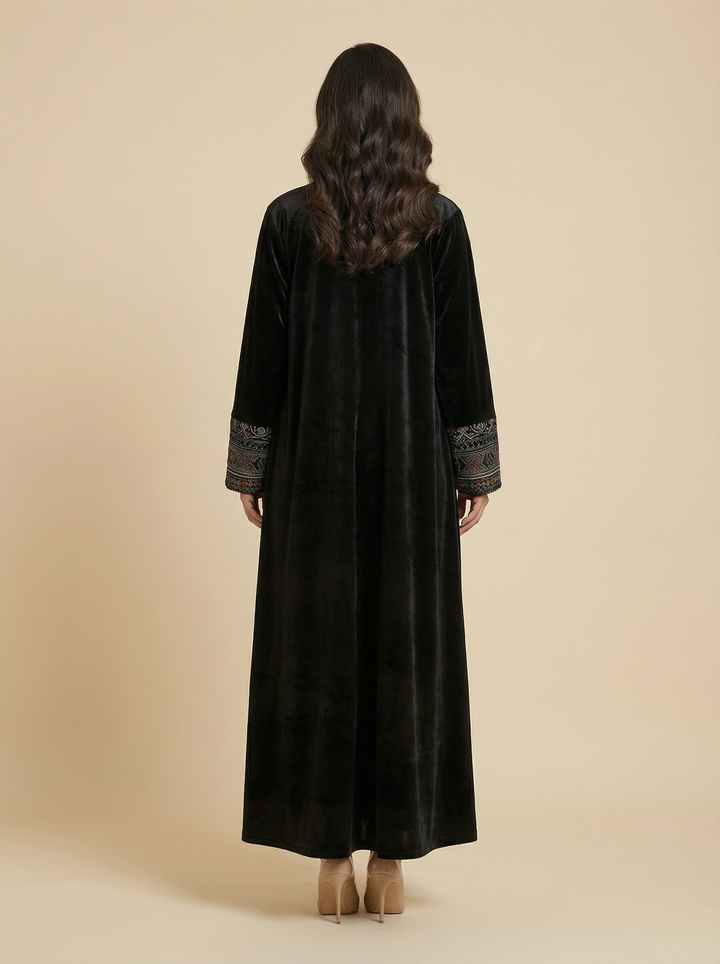 Daraa Velvet Set - Noir