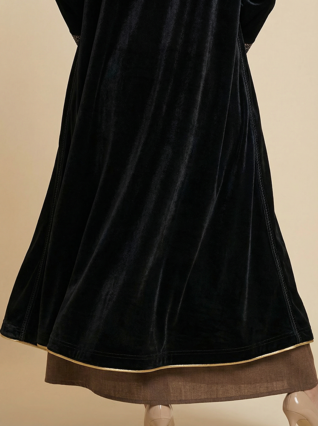 Daraa Velvet Set - Noir