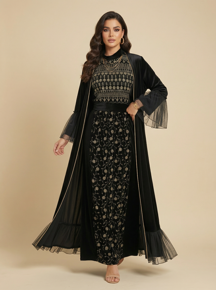 Daraa Velvet Set - Luxury