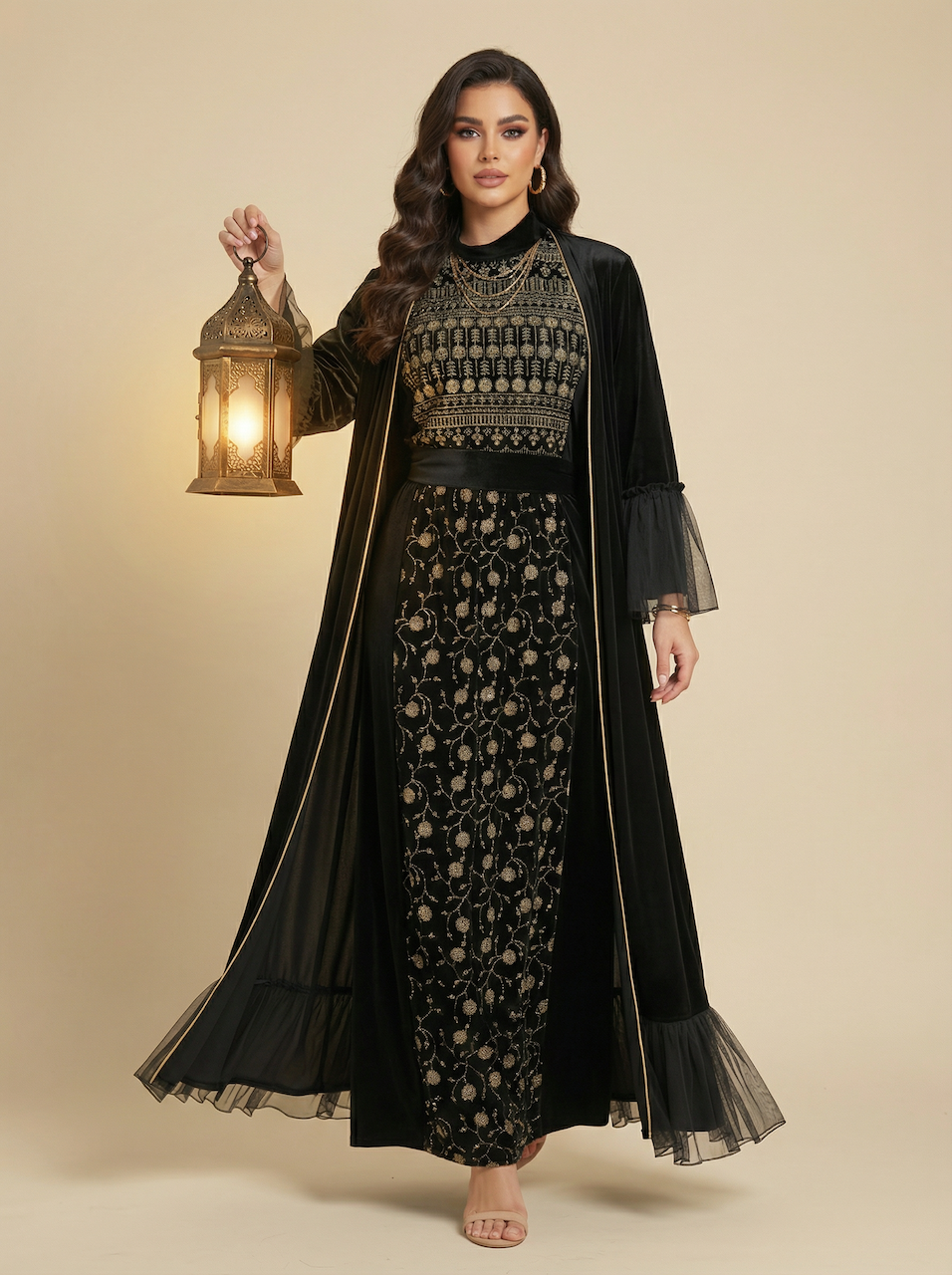 Daraa Velvet Set - Luxury