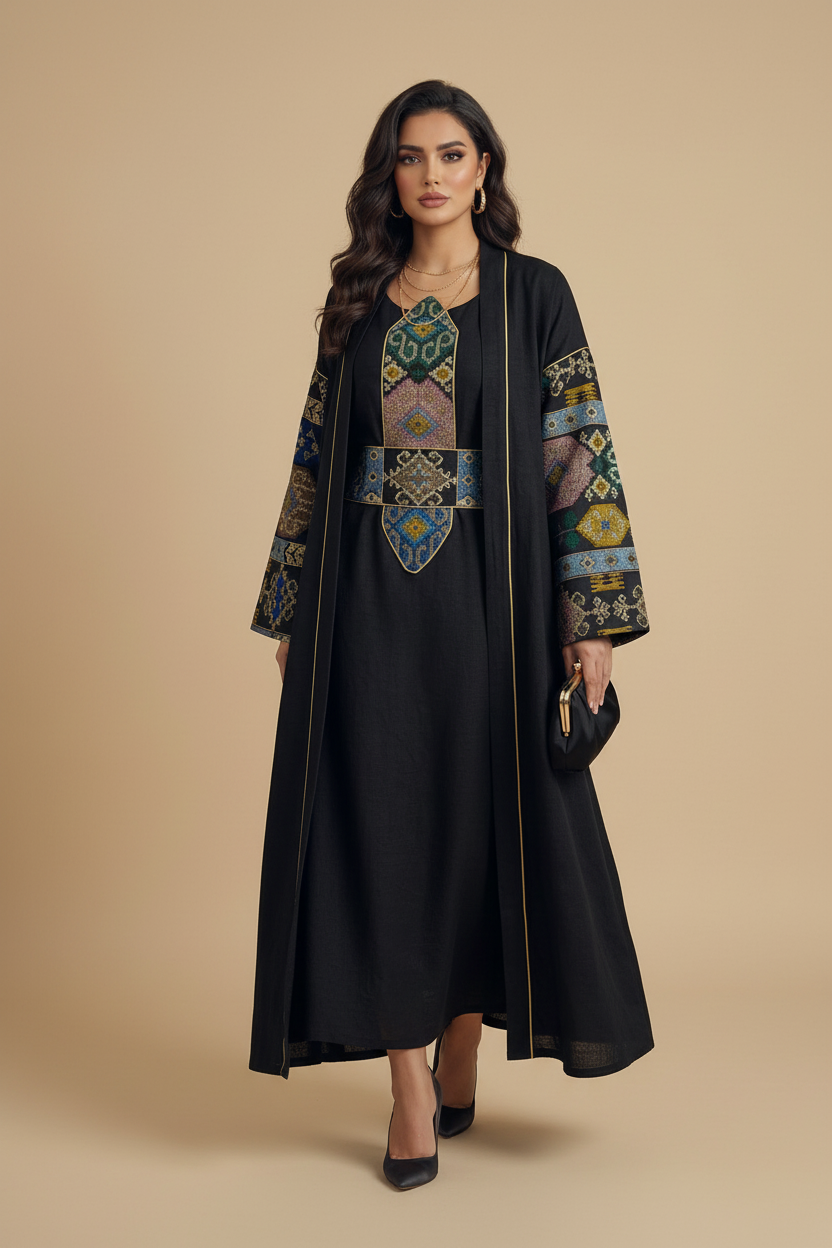 Black abaya hero - pose 2