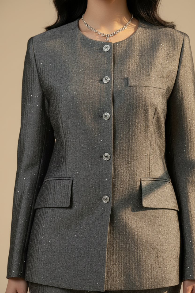 طقم قطعتين من اللامي لينن