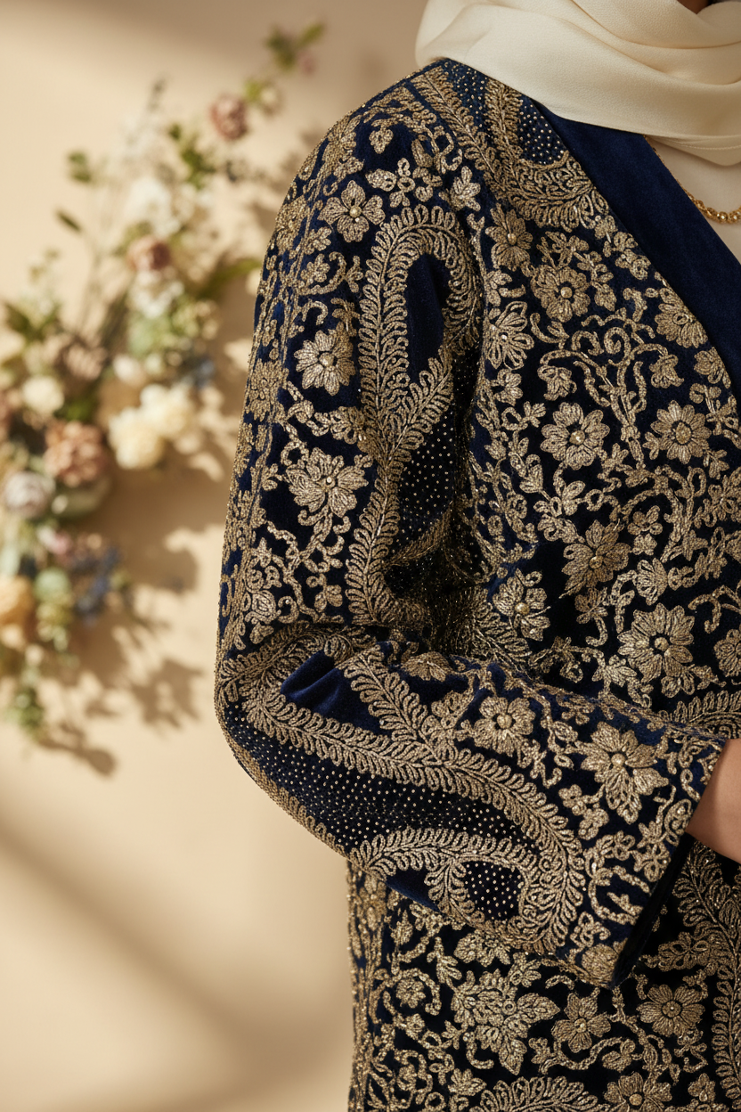 Close-up sleeve detail