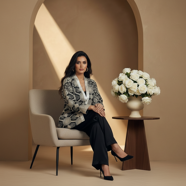 Velvet Embroidered Jacket