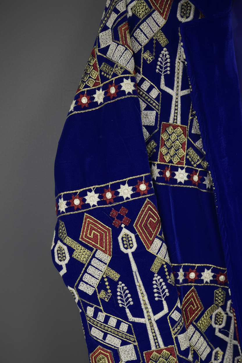 Detailed sleeve pattern shot