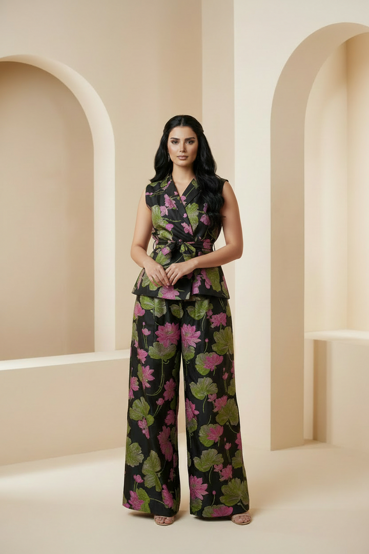 Premium Jacquard Two-Piece Set