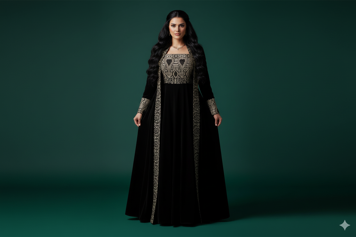 Embroidered abaya hero banner