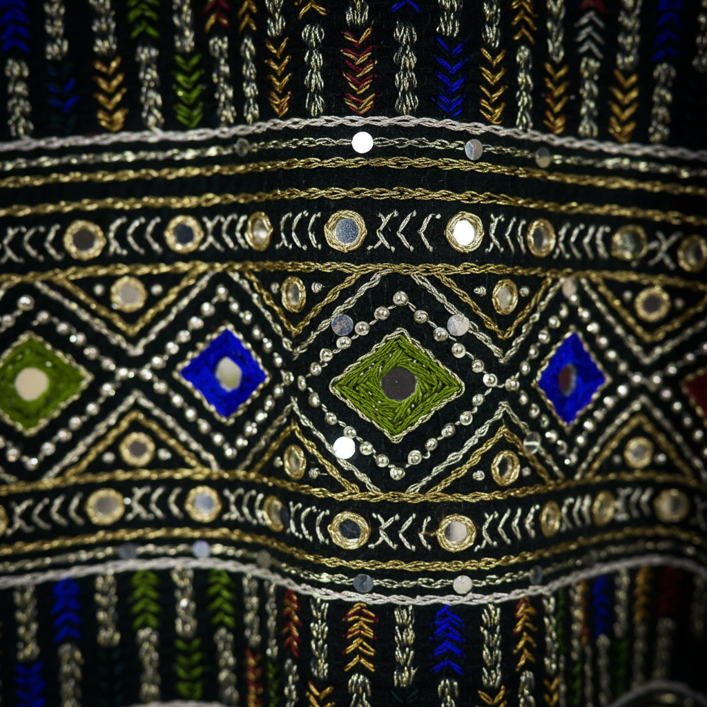 Extreme close-up geometric pattern