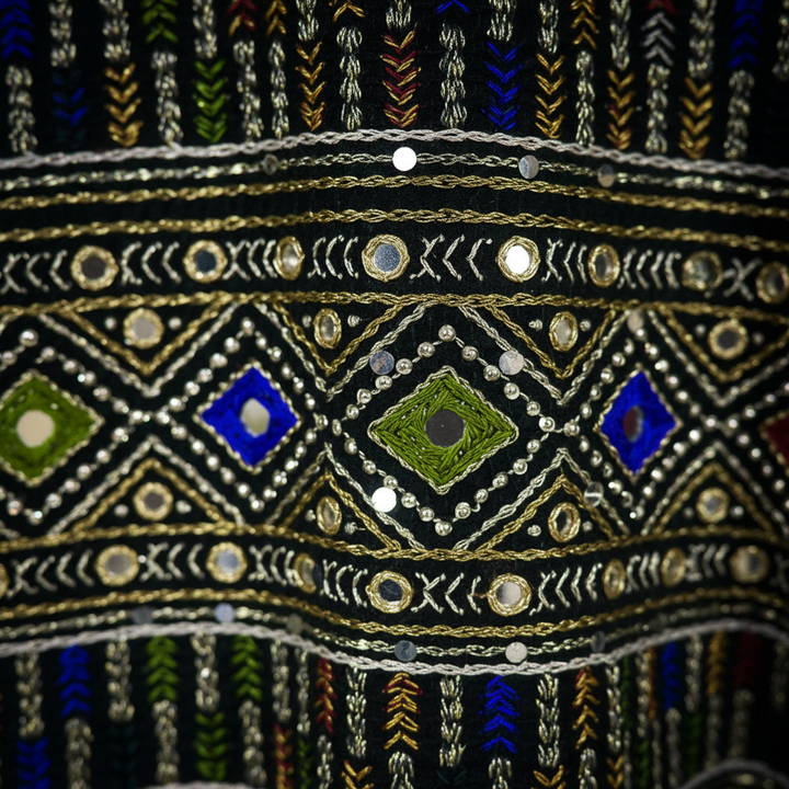 Extreme close-up geometric pattern