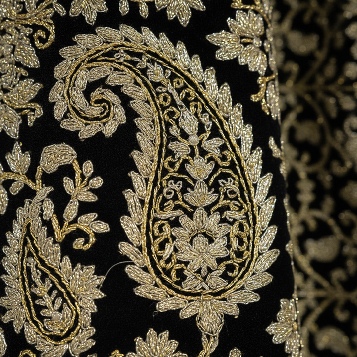 Extreme close-up paisley pattern - square