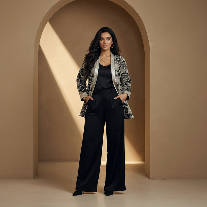 Velvet Embroidered Jacket