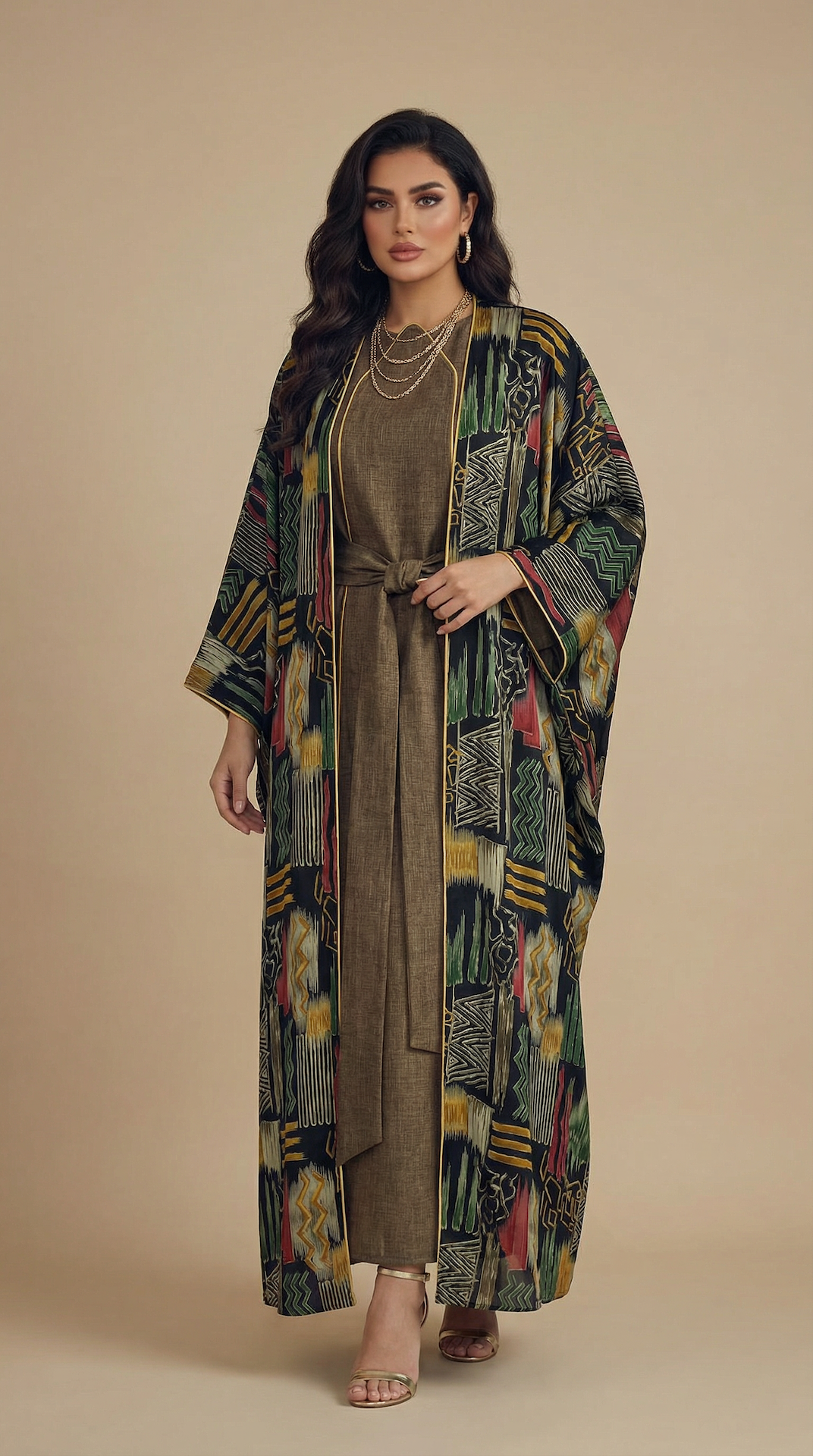 Bisht Twins Kimono linen