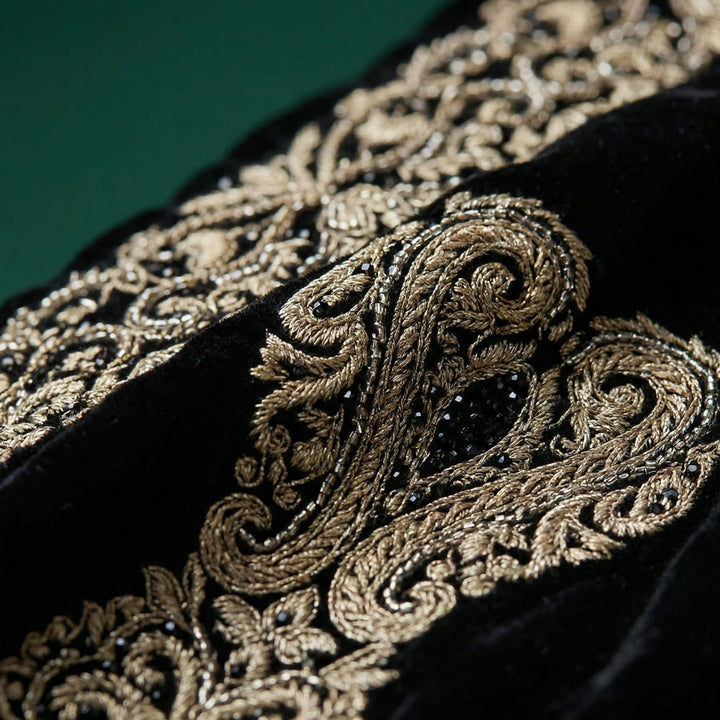 Indian Velvet Embroidered Daraa Set