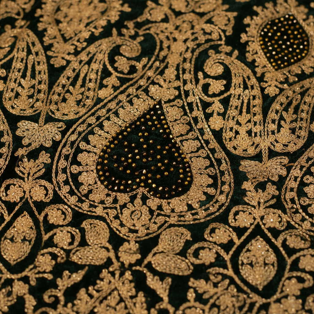 Macro Detail - Embroidery and Beadwork