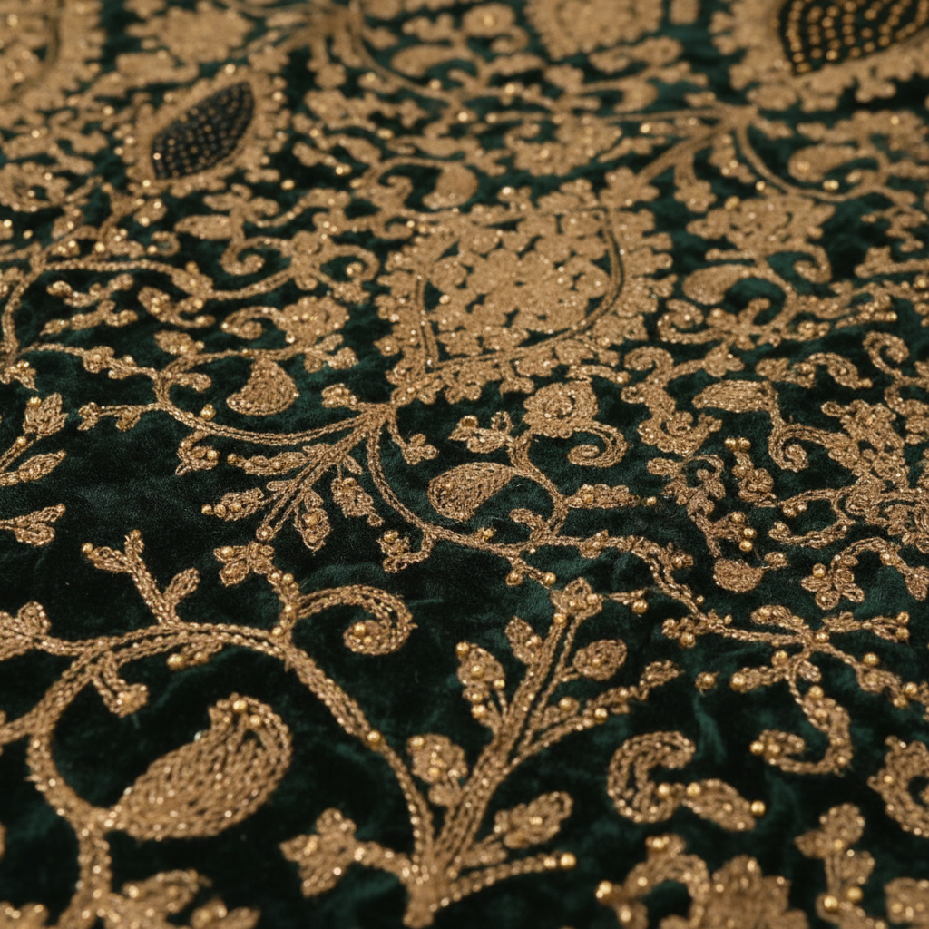 Macro Detail - Paisley Pattern
