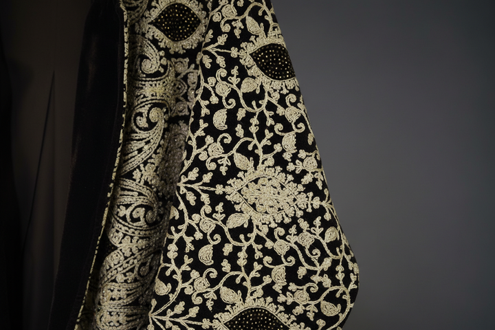 Macro embroidery detail