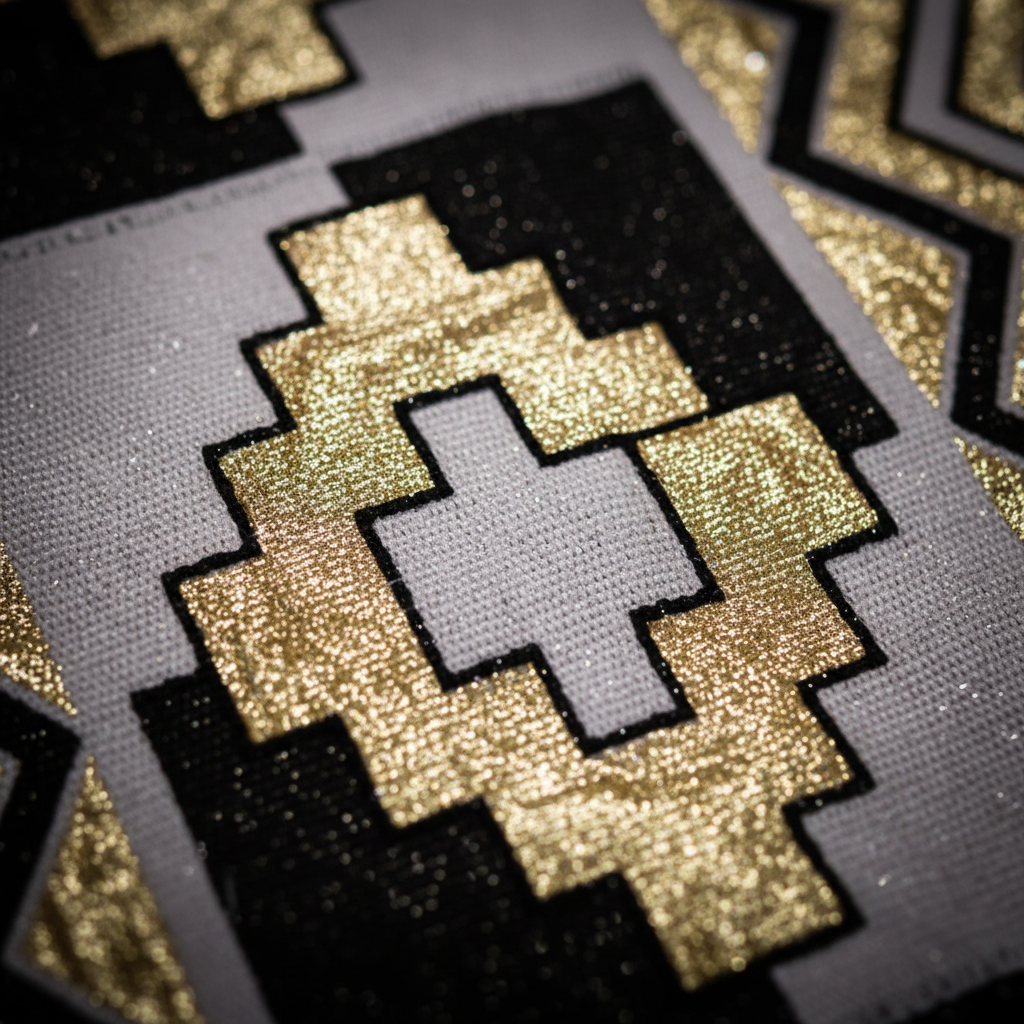 Macro Shot 2 - Diamond Motif Detail