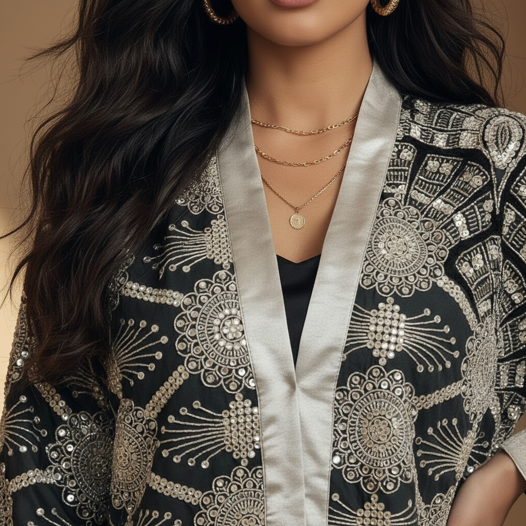 Velvet Embroidered Jacket