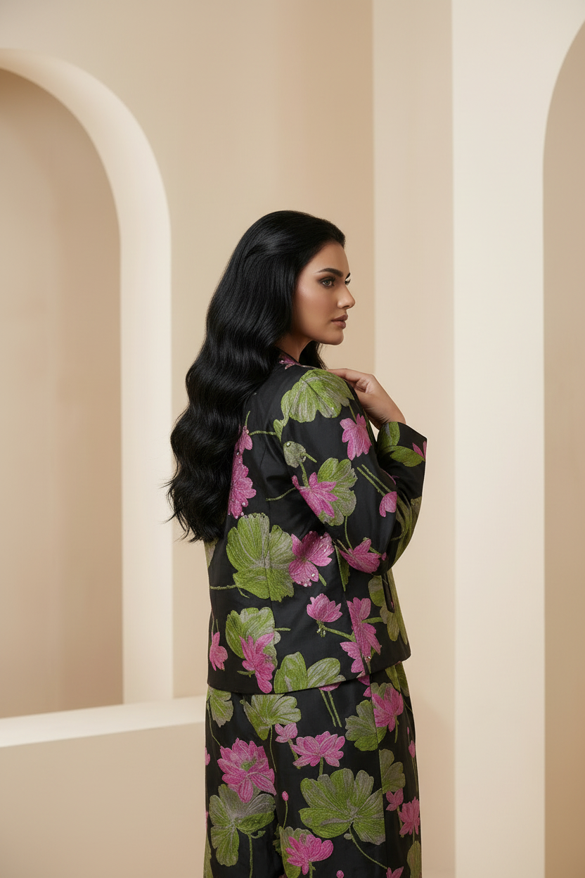 2 piece / full set jacquard