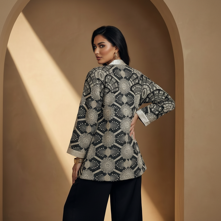 Velvet Embroidered Jacket