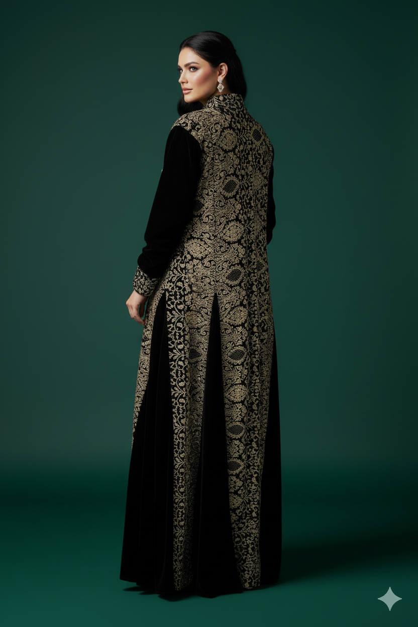 Over-the-shoulder with actual product back