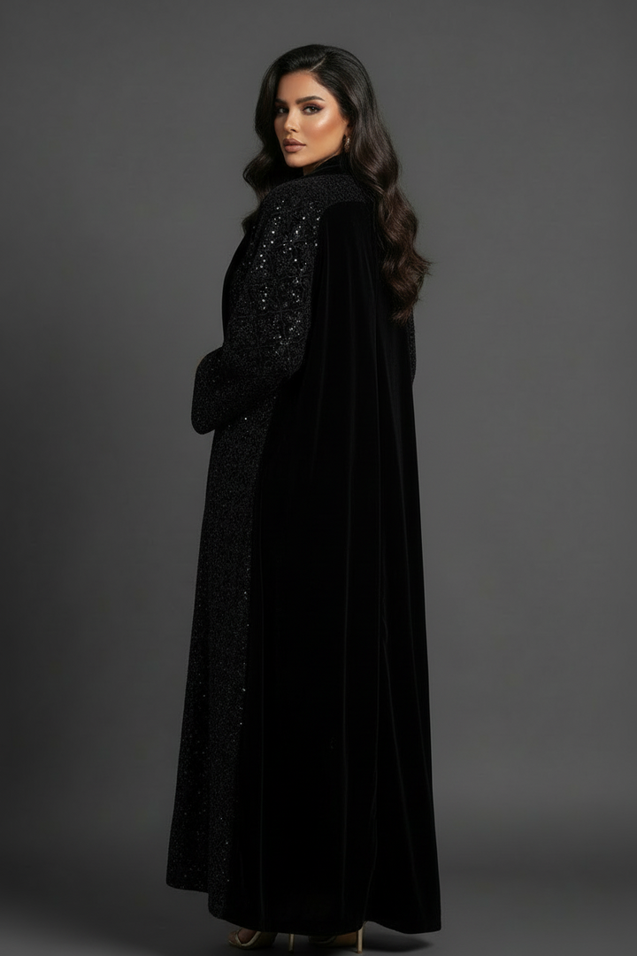 Jacket Bisht - Royal Embroidery - Black