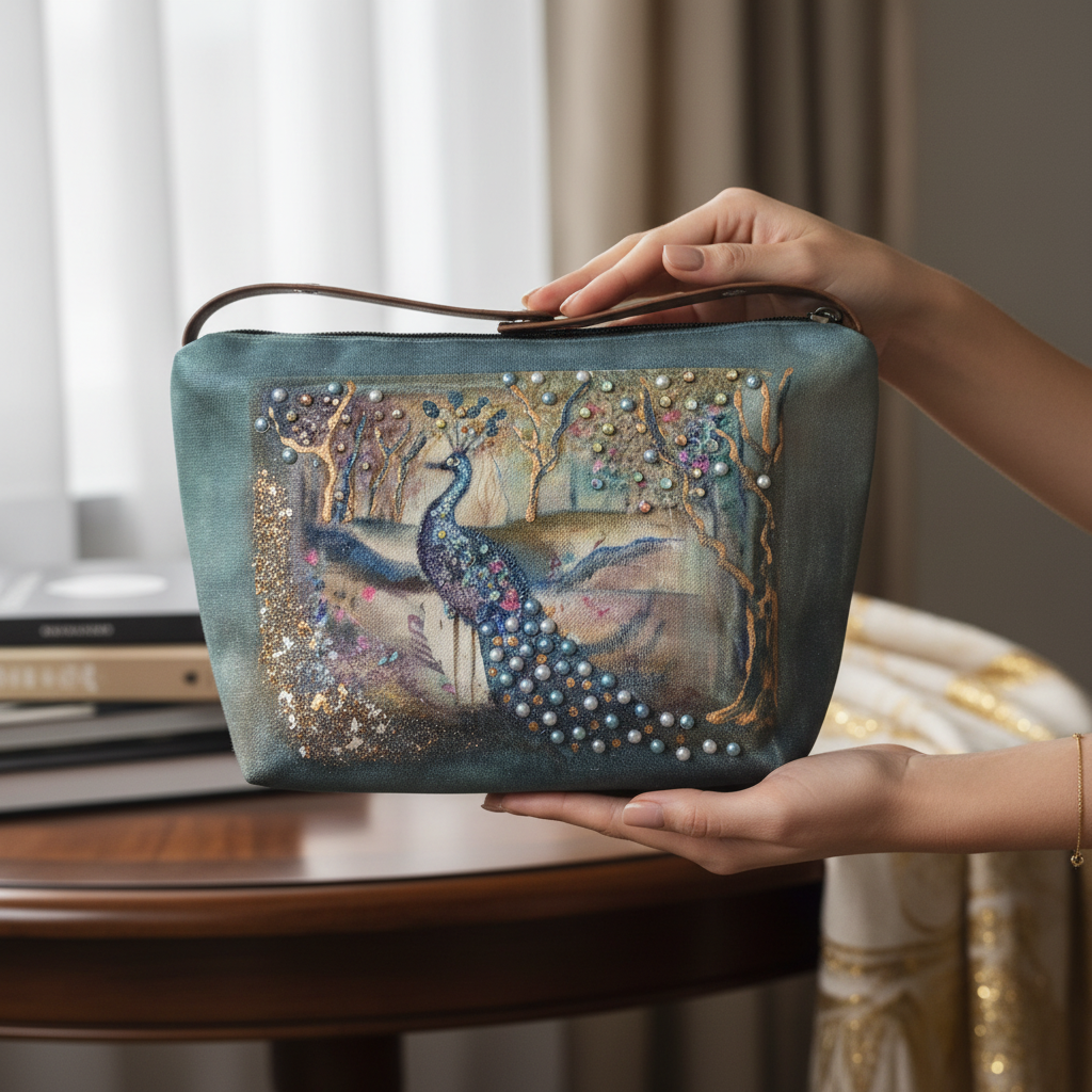 Peacock Bag - Detail Shot