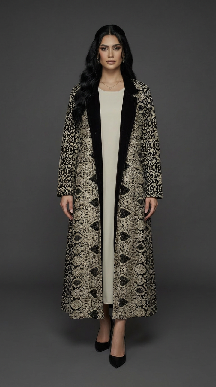 Bisht Al Malika - Velvet Embroidery