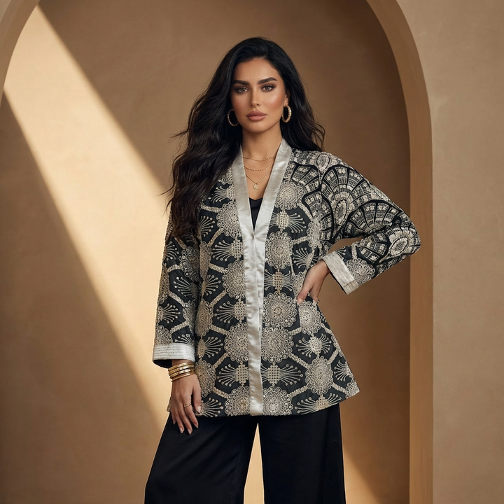 Velvet Embroidered Jacket