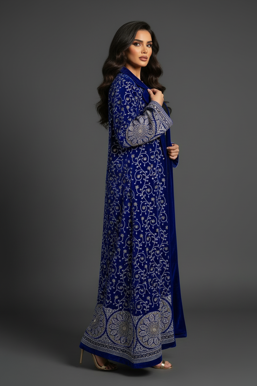Royal Blue Bisht Hero 2