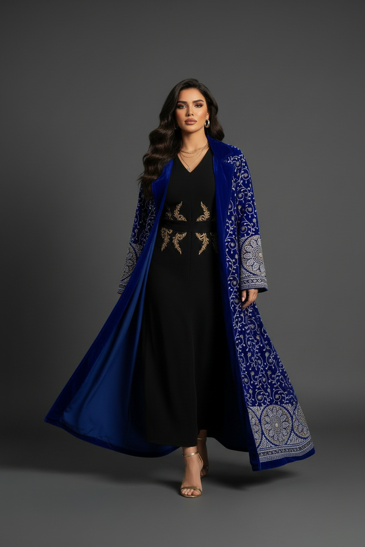 Royal Blue Bisht Hero 3