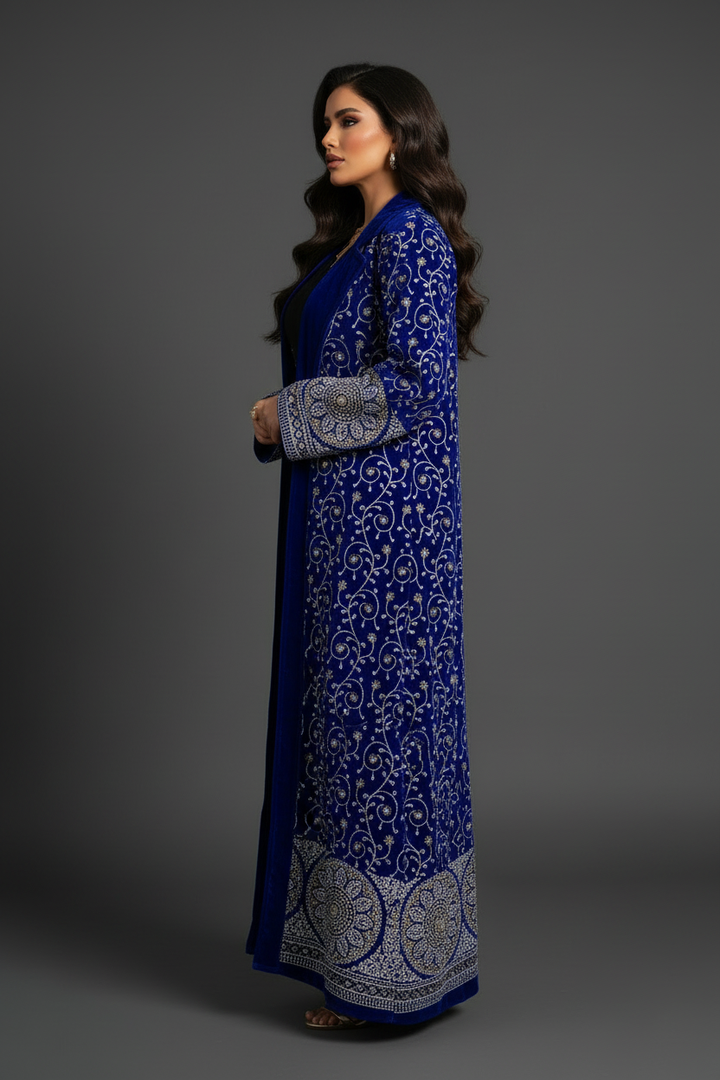 Royal Blue Bisht Hero 4