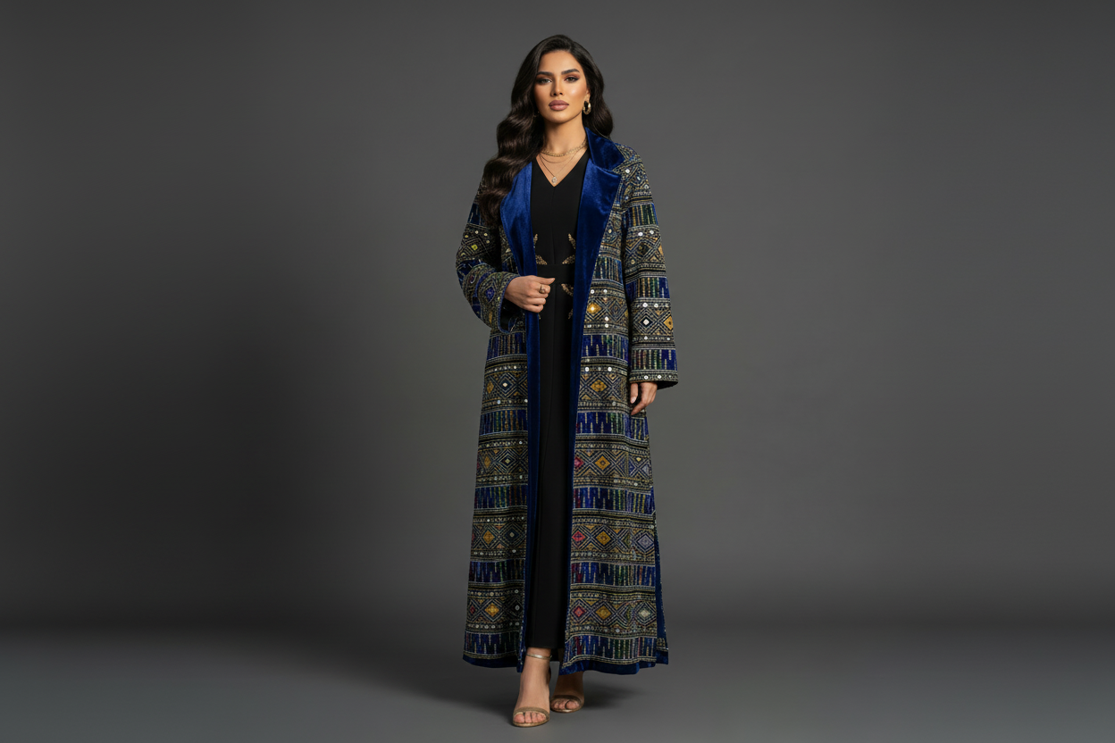 Royal blue bisht hero banner