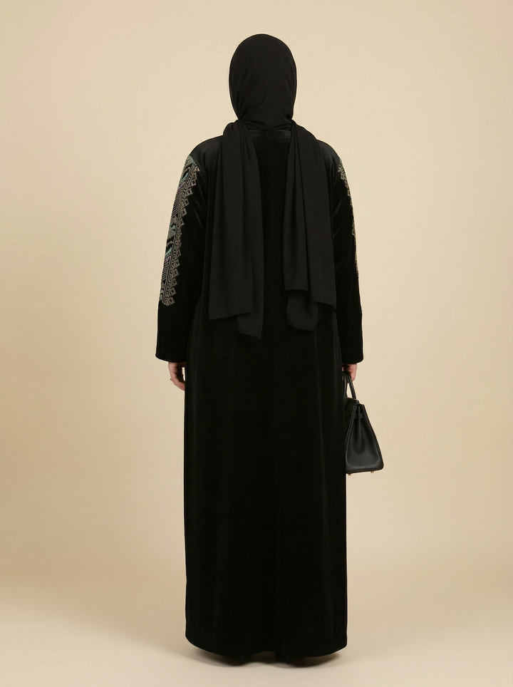 Daraa Velvet Set - Midnight